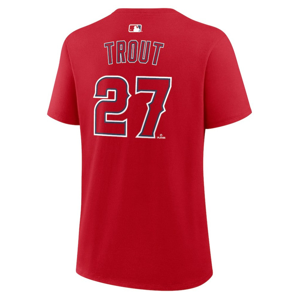 Mike Trout Los Angeles Angels Nike Women's Name & Number T-Shirt Near Me