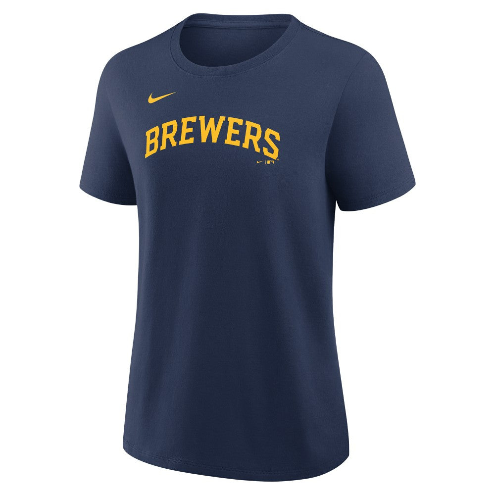 Christian Yelich Milwaukee Brewers Nike Women's Name & Number T-Shirt Lifestyle