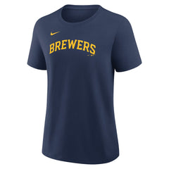Christian Yelich Milwaukee Brewers Nike Women's Name & Number T-Shirt Lifestyle