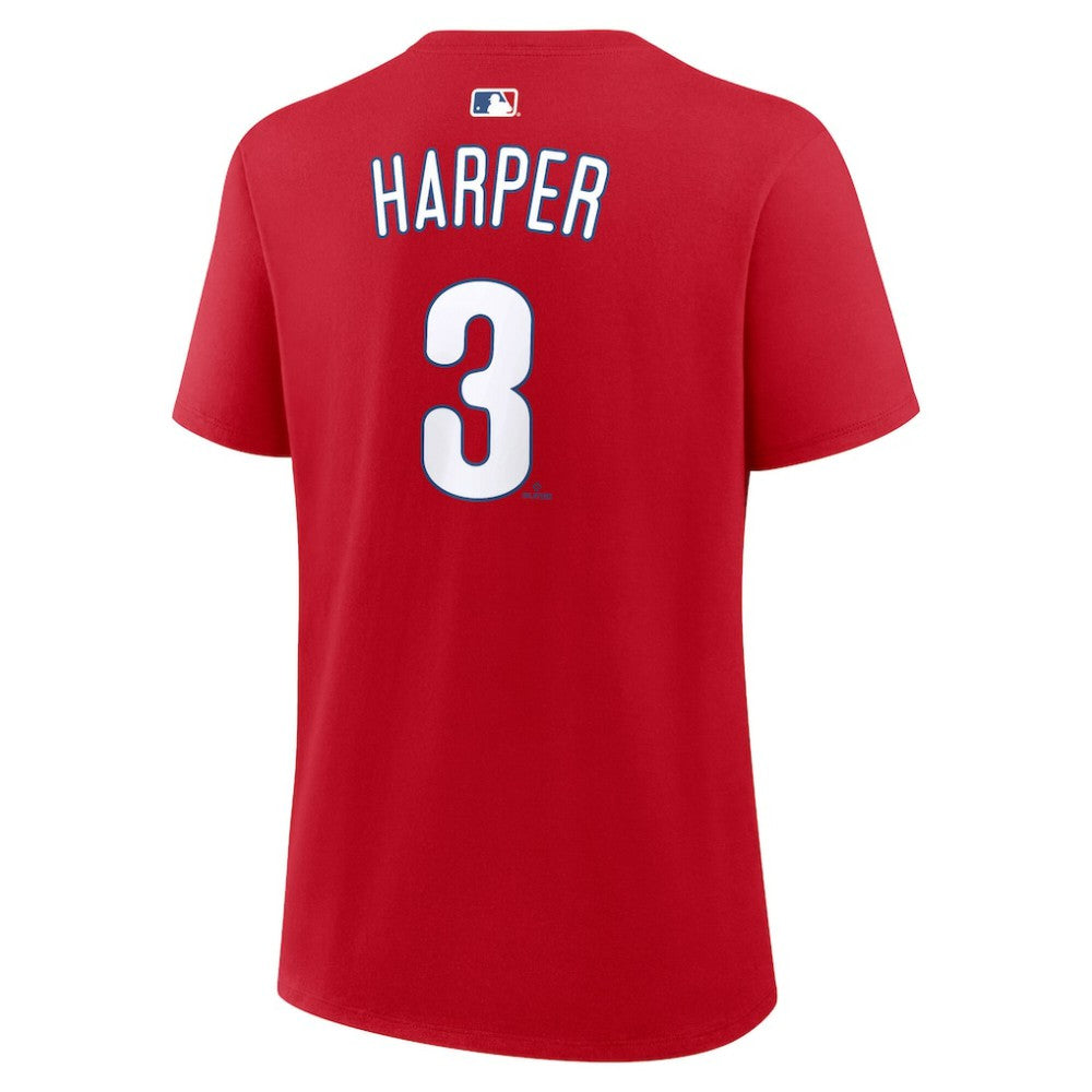 Bryce Harper Philadelphia Phillies Nike Women's Name & Number T-Shirt Online