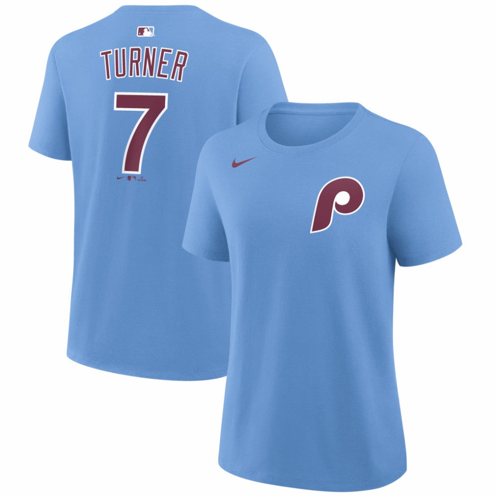 Trea Turner Philadelphia Phillies Nike Women's Name & Number T-Shirt for sale