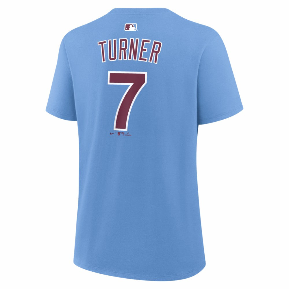 Trea Turner Philadelphia Phillies Nike Women's Name & Number T-Shirt for sale