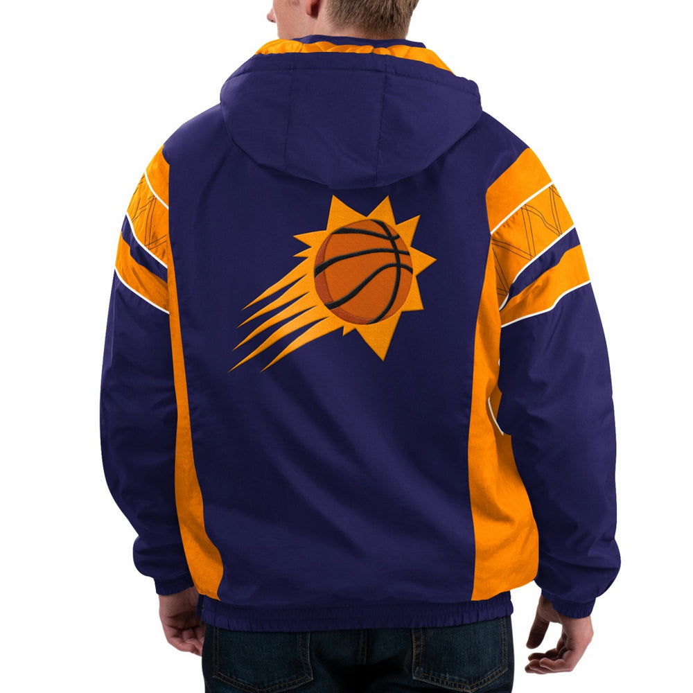 NBA - Phoenix Suns Starter Home Team Hoodie Half-Zip Jacket - Purple