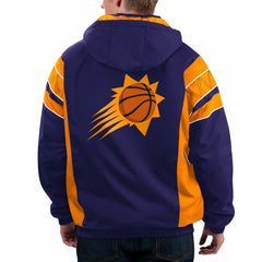 NBA - Phoenix Suns Starter Home Team Hoodie Half-Zip Jacket - Purple