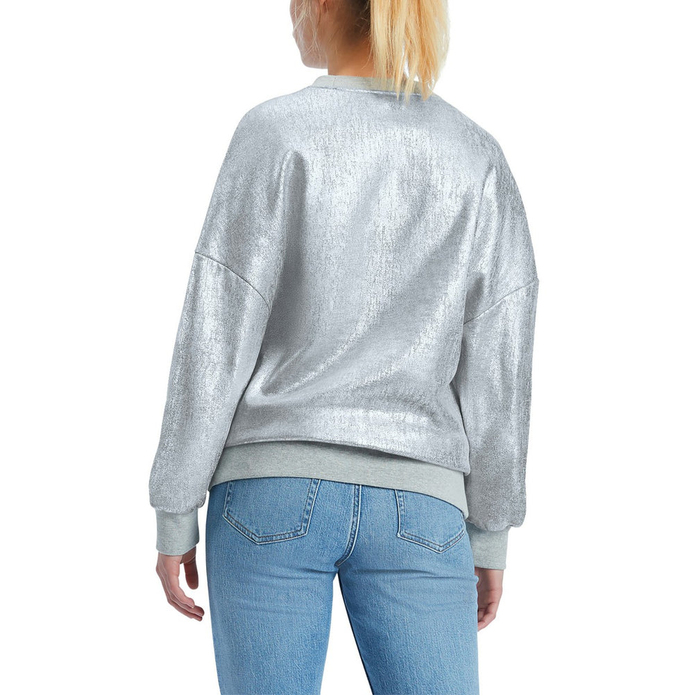 NBA - Los Angeles Lakers Tommy Jeans Women's Tracy Pullover Sweatshirt - Silver