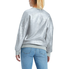 NBA - Los Angeles Lakers Tommy Jeans Women's Tracy Pullover Sweatshirt - Silver