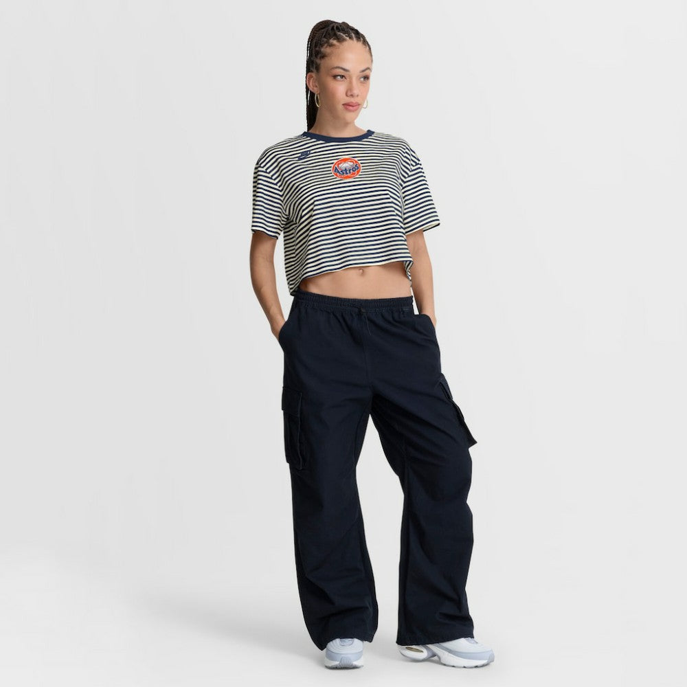 Houston Astros Nike Women's Cooperstown Collection Striped Cropped T-Shirt Sale