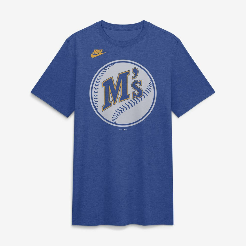 Seattle Mariners Nike Cooperstown Logo Tri-Blend T-Shirt for sale