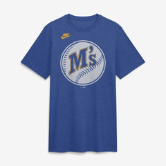Seattle Mariners Nike Cooperstown Logo Tri-Blend T-Shirt for sale