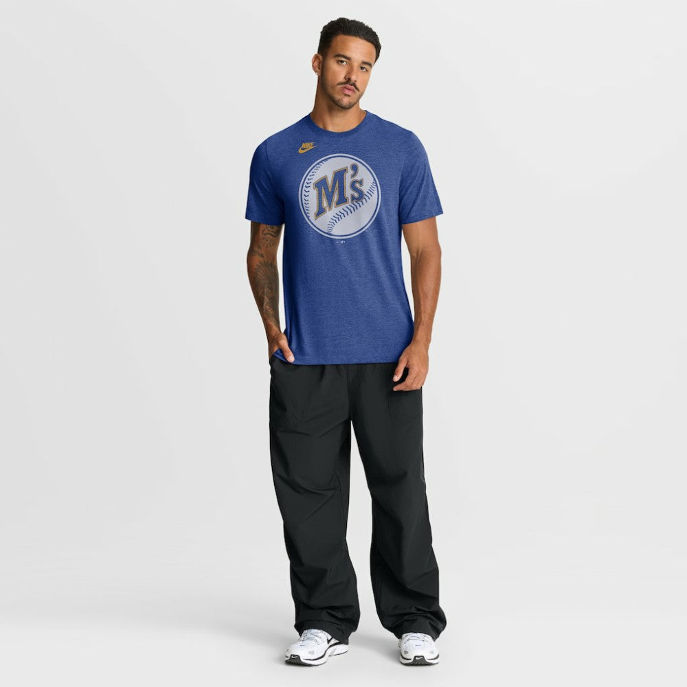 Seattle Mariners Nike Cooperstown Logo Tri-Blend T-Shirt for sale