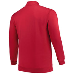 Tampa Bay Buccaneers Profile Big & Tall Fleece Quarter-Zip Jacket Red - NFL