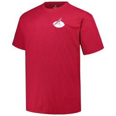 Arizona Cardinals Profile Big & Tall Two-Hit Throwback T-Shirt Cardinal - NFL