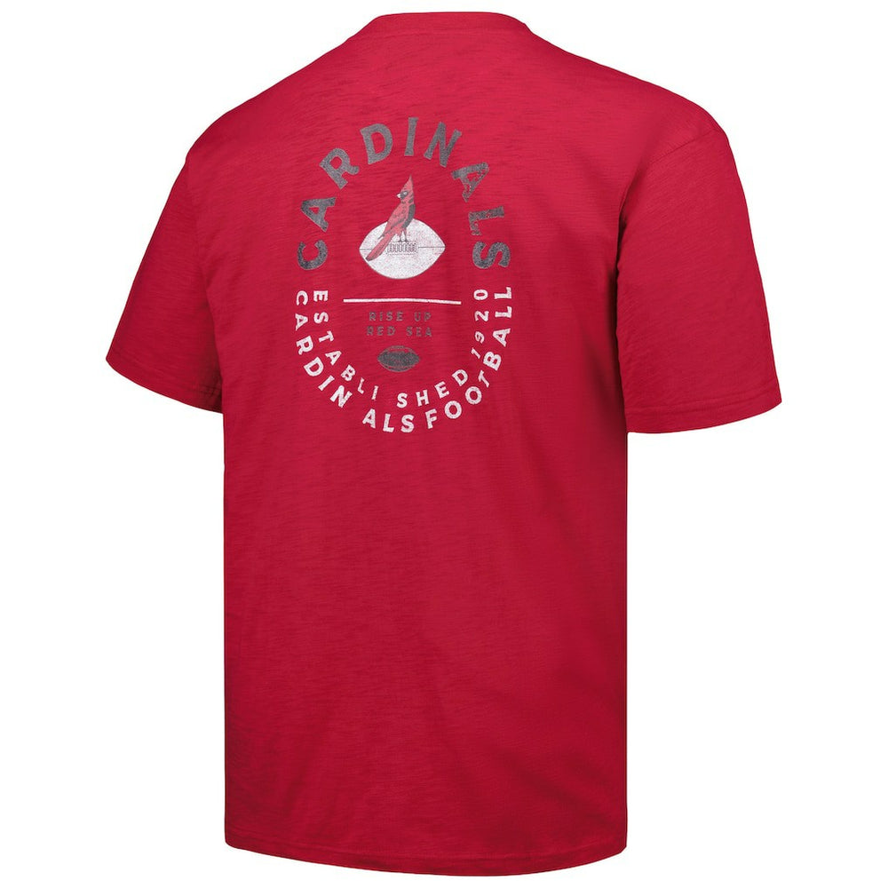 Arizona Cardinals Profile Big & Tall Two-Hit Throwback T-Shirt Cardinal - NFL