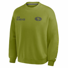 San Francisco 49ers Oversized Type Play Multi Sweatshirt Green - Fanatics