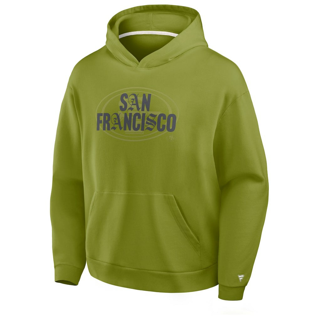 San Francisco 49ers Oversized Type Play Location Hoodie Green - Fanatics