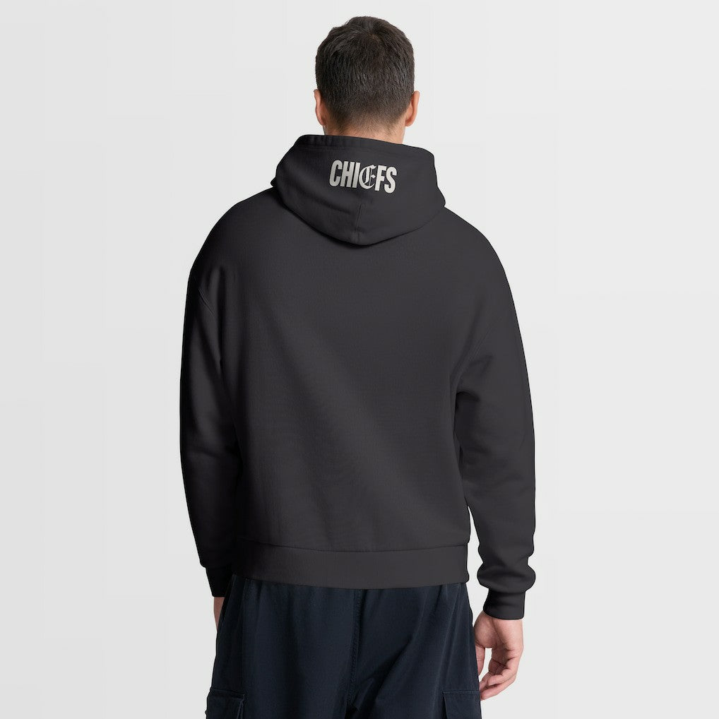 Kansas City Chiefs Oversized Type Play Location Hoodie Black - Fanatics