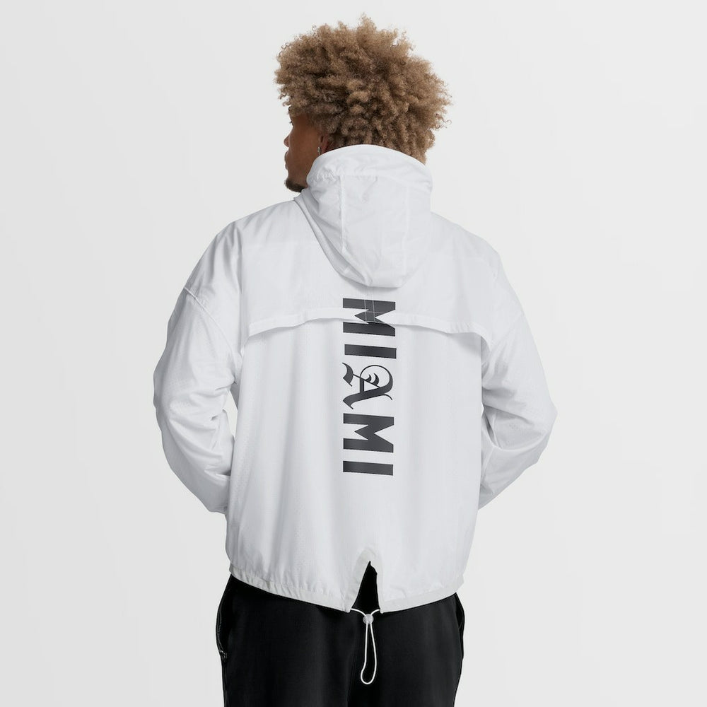 Miami Dolphins Type Play Down Full-Zip Jacket White - Fanatics