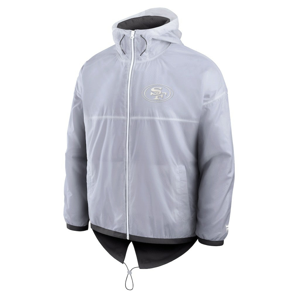 San Francisco 49ers Type Play Down Full-Zip Jacket White - Fanatics
