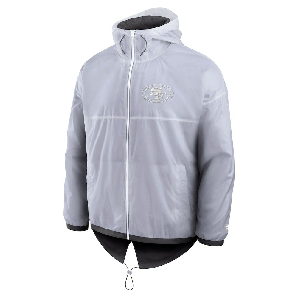 San Francisco 49ers Type Play Down Full-Zip Jacket White - Fanatics