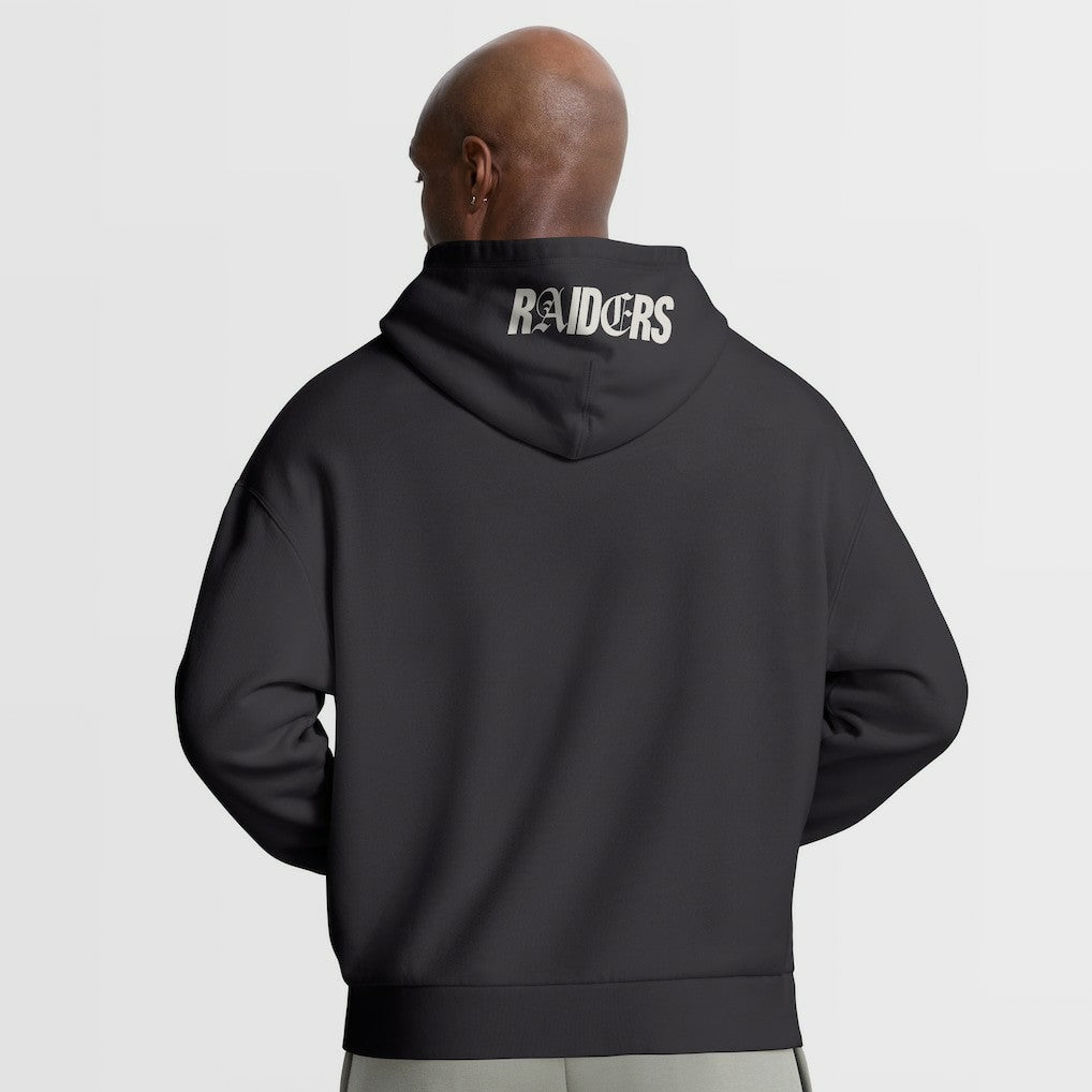 Las Vegas Raiders Oversized Type Play Location Hoodie Black - Fanatics