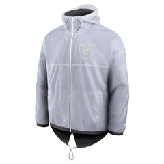Las Vegas Raiders Type Play Down Full-Zip Jacket White - Fanatics