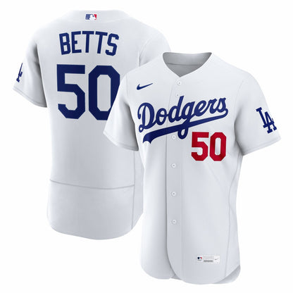 Mookie Betts Los Angeles Dodgers Nike Home Authentic Jersey - White | MLB Jerseys