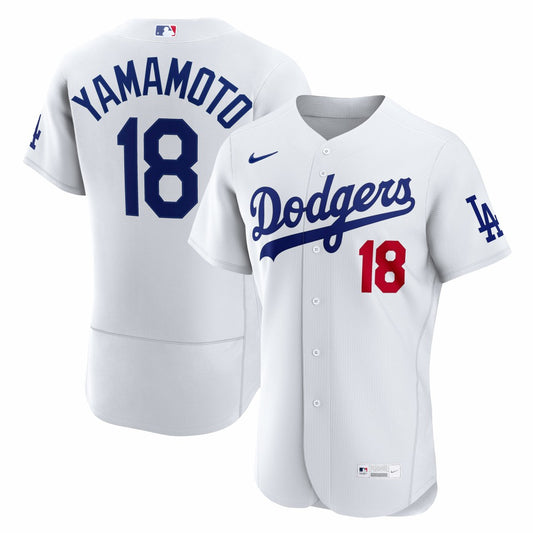 Yoshinobu Yamamoto Los Angeles Dodgers Nike Home Authentic Jersey - White | MLB Jerseys