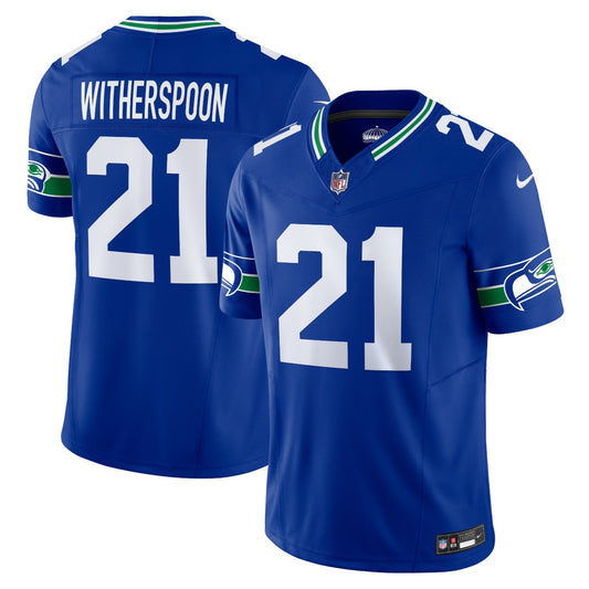 Devon Witherspoon Seattle Seahawks Alternate Vapor F.U.S.E. Limited Jersey - Royal | NFL Jerseys