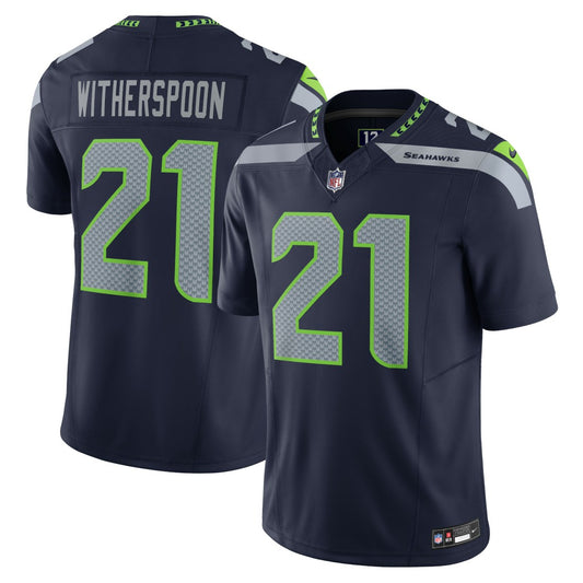 Devon Witherspoon Seattle Seahawks Vapor F.U.S.E. Limited Jersey - Navy | NFL Jerseys