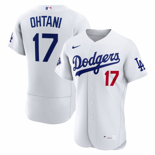 Shohei Ohtani Los Angeles Dodgers Nike Home Authentic Sponsor Patch Jersey - White | MLB Jerseys