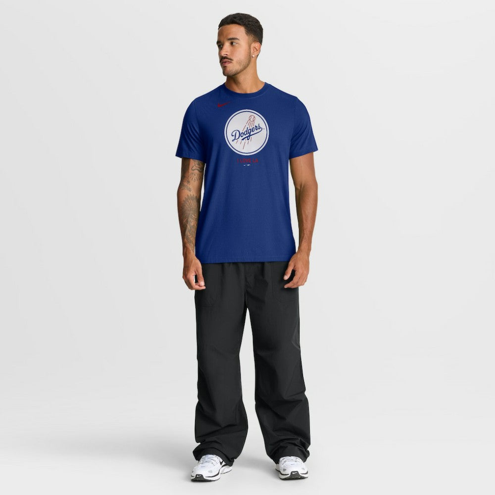 Los Angeles Dodgers Nike Tri-Blend Logo T-Shirt Online