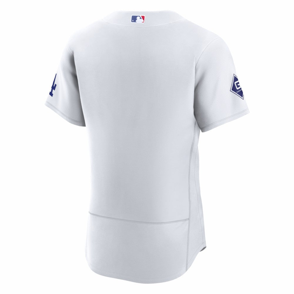 Los Angeles Dodgers Nike Home Sponsor Patch Authentic Jersey Clearance
