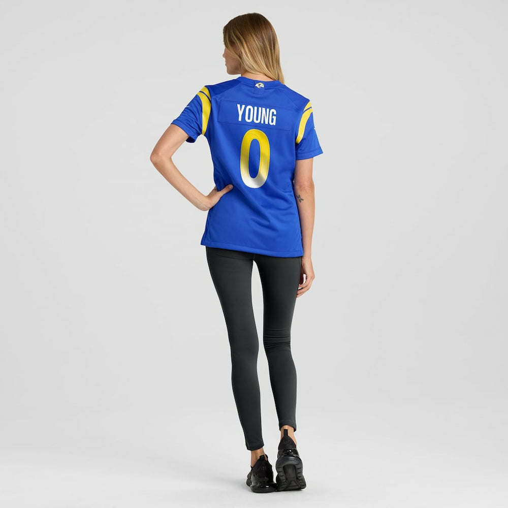 Byron Young Los Angeles Rams Women's Home Game Jersey Royal - Nike