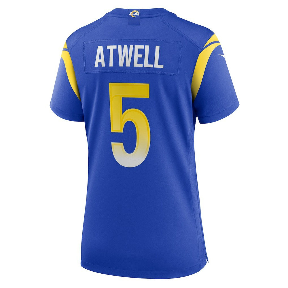 Tutu Atwell Los Angeles Rams Women's Home Game Jersey Royal - Nike