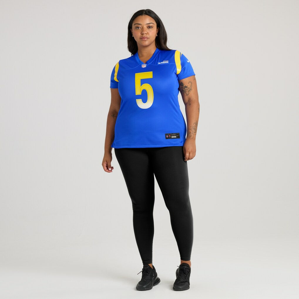 Tutu Atwell Los Angeles Rams Women's Home Game Jersey Royal - Nike