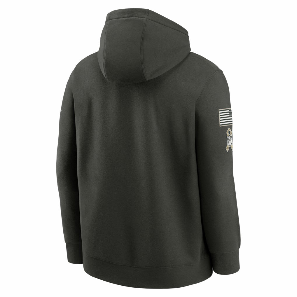 Indianapolis Colts Salute To Service Club Fleece Hoodie Olive - Nike