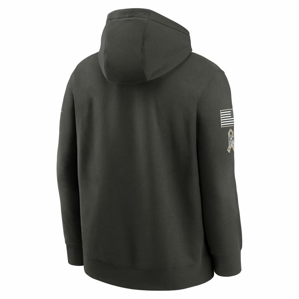 Indianapolis Colts Salute To Service Club Fleece Hoodie Olive - Nike