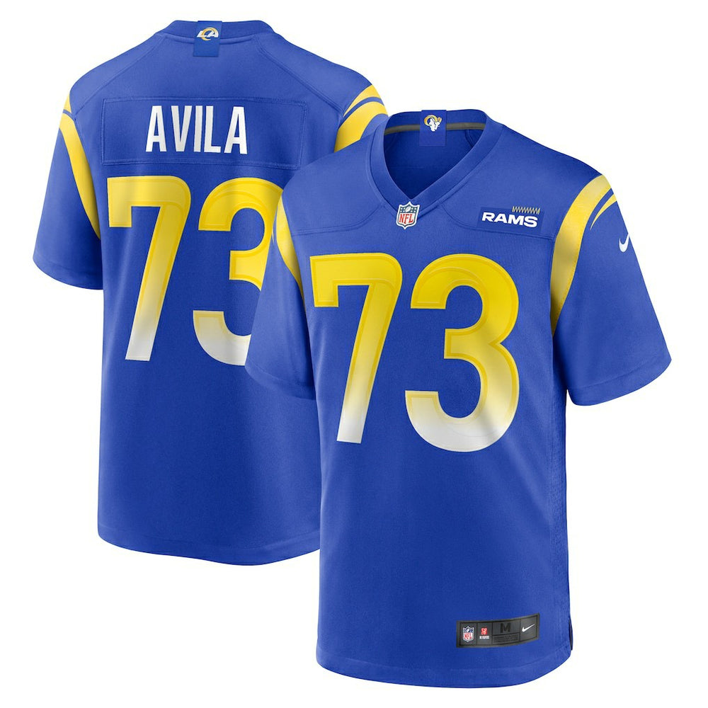 Steve Avila Los Angeles Rams Home Game Jersey Royal - Nike
