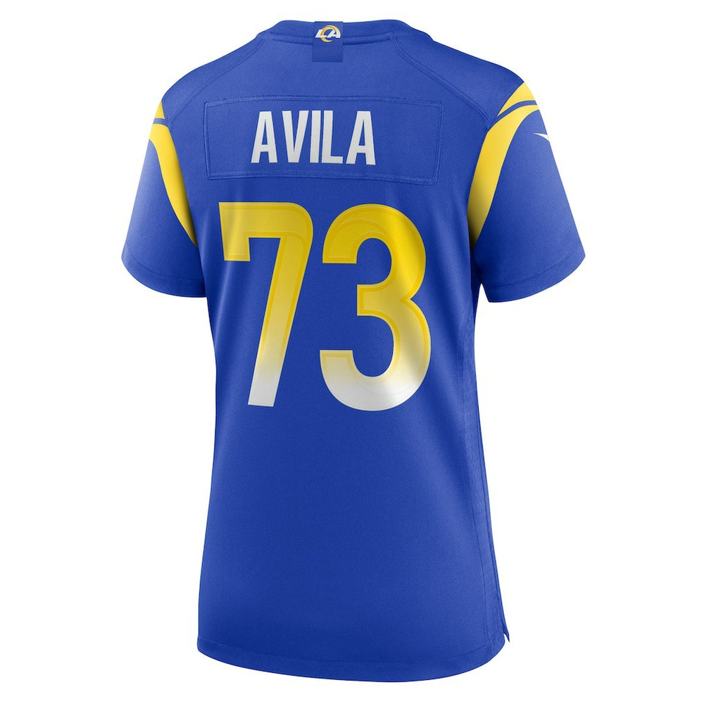 Steve Avila Los Angeles Rams Women's Home Game Jersey Royal - Nike