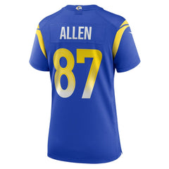 Davis Allen Los Angeles Rams Women's Home Game Jersey Royal - Nike