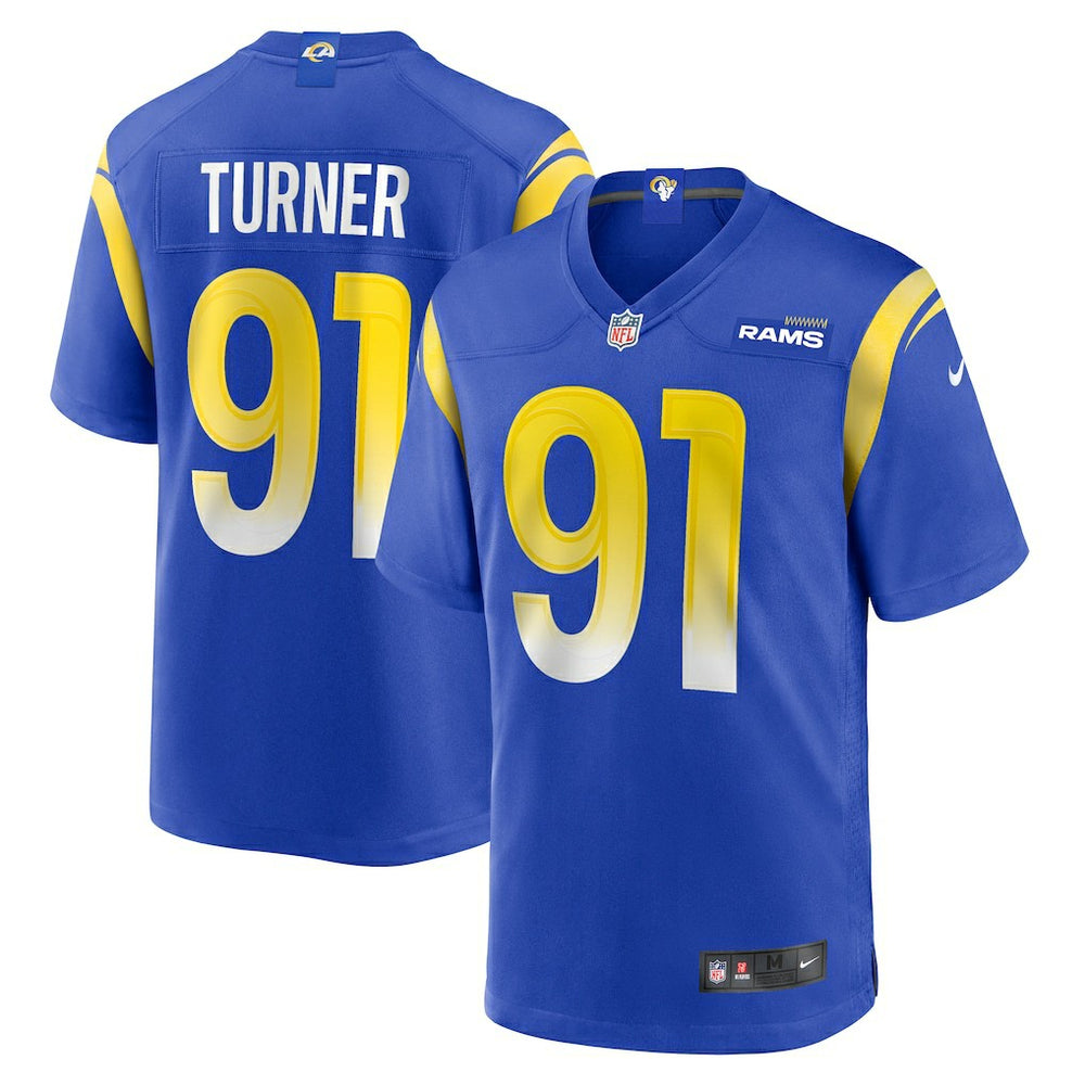Kobie Turner Los Angeles Rams Home Game Jersey Royal - Nike