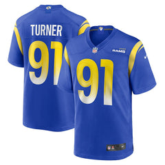 Kobie Turner Los Angeles Rams Home Game Jersey Royal - Nike