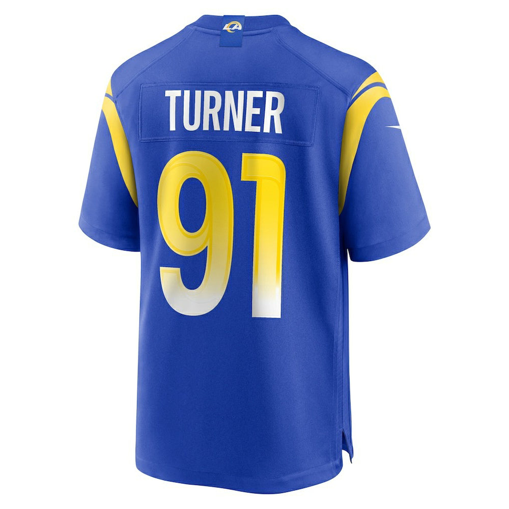 Kobie Turner Los Angeles Rams Home Game Jersey Royal - Nike