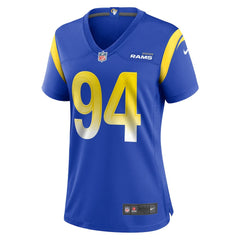 Desjuan Johnson Los Angeles Rams Women's Home Game Jersey Royal - Nike