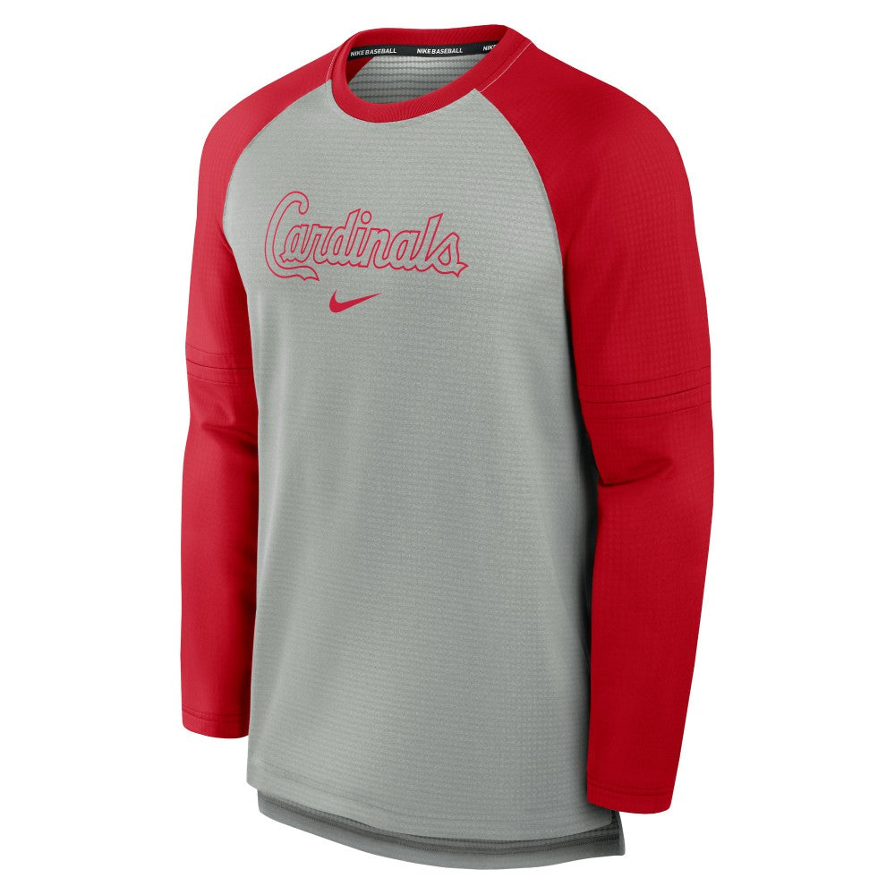 St. Louis Cardinals Nike Authentic Collection Game Time Raglan Performance Long Sleeve T-Shirt Online