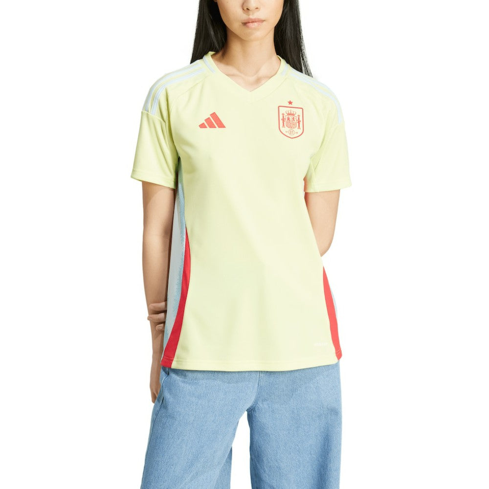 Adidas Spain National Team Women's 2024 Away Replica Jerseys - Yellow