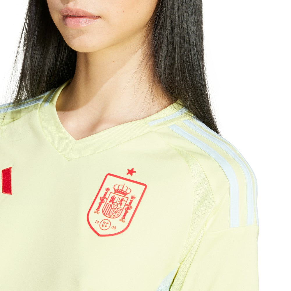 Adidas Spain National Team Women's 2024 Away Replica Jerseys - Yellow