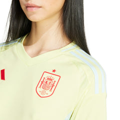 Adidas Spain National Team Women's 2024 Away Replica Jerseys - Yellow