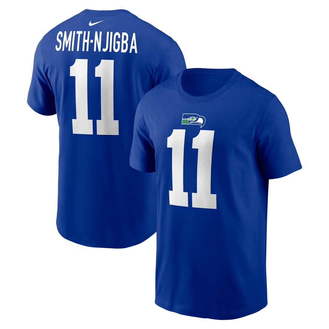 Jaxon Smith-Njigba Seattle Seahawks Player Name & Number T-Shirt Royal - Nike