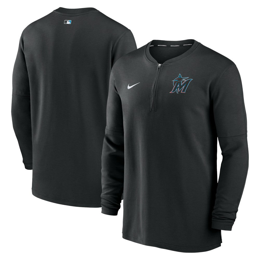 Miami Marlins Nike Authentic Collection Game Time Performance Quarter-Zip Top Near Me